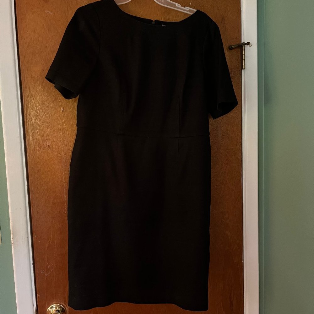 Boden Black Shift Dress- 16R- Cotton